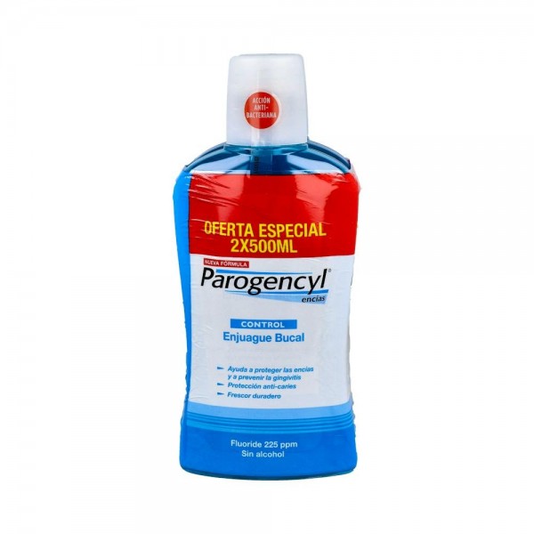 PAROGENCYL CONTROL ENCIAS COLUTORIO 500 ML PACK 2 U