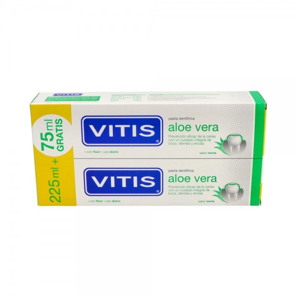 VITIS ALOE VERA MENTA PACK PASTA 2 x 150 ML (75...