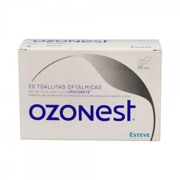 OZONEST TOALLITAS OFTALMICAS 20 UN