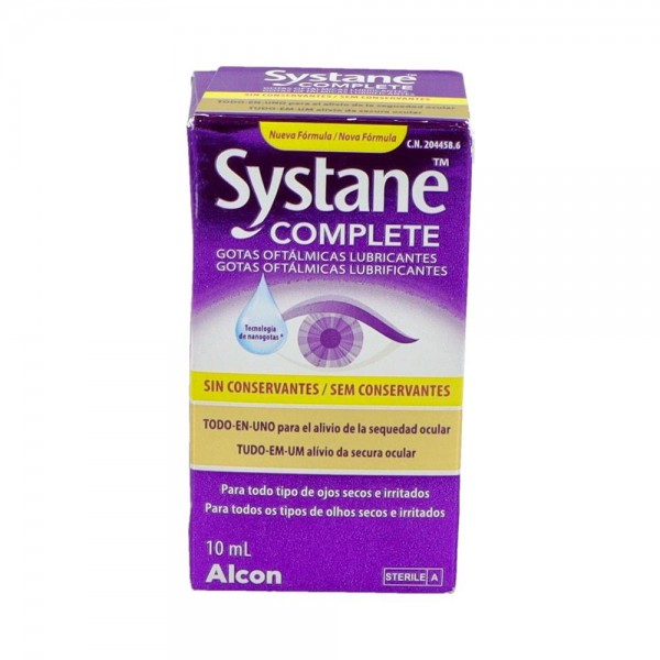 SYSTANE COMPLETE 10 ML SIN CONSERVANTES