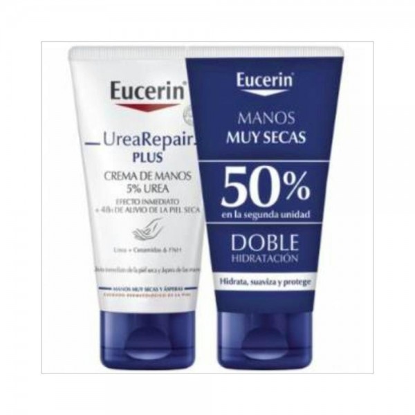 EUCERIN UREA REPAIR PACK CREMA MANOS 5% UREA 50% 2ª U
