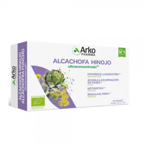 ARKOFLUIDO ALCACHOFA FORTE BIO (HINOJO, MATE Y UVA) 20...