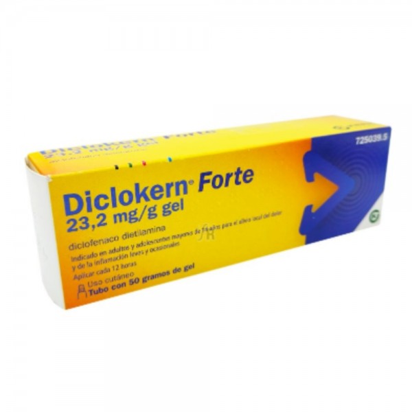 Diclokern Forte 23,2 mg/g Gel envase 100g