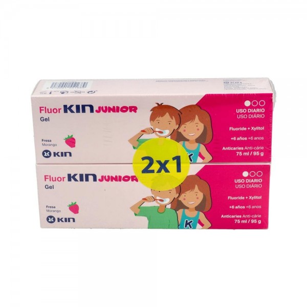 FLUOR KIN JUNIOR GEL FRESA 75 ML
