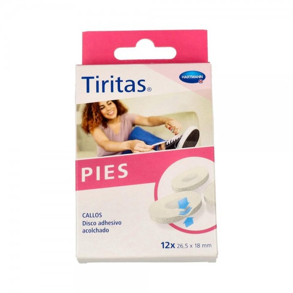 TIRITAS HARTMANN PIES CALLOS 12 UNI