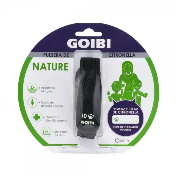GOIBI PULSERA CITRONELLA NEGRA