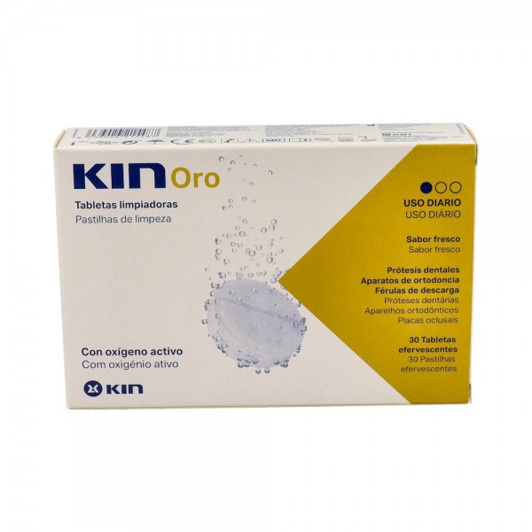 KIN ORO TABLETAS LIMPIADORAS 30 UN