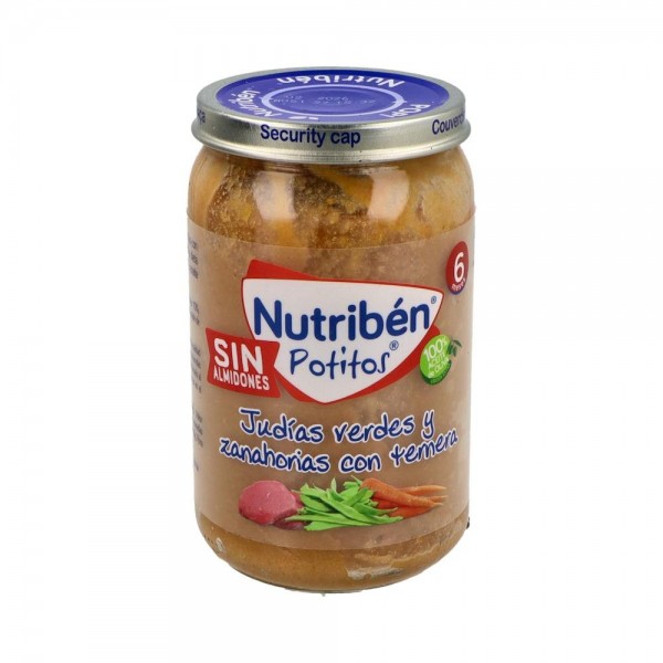 NUTRIBEN TERNERA JUDIAS VERDES ZANAHORIA 235 G