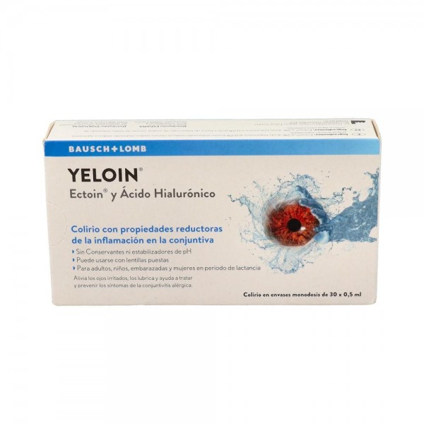 YELOIN COLIRIO MONODOSIS 0.5 ML 30 U